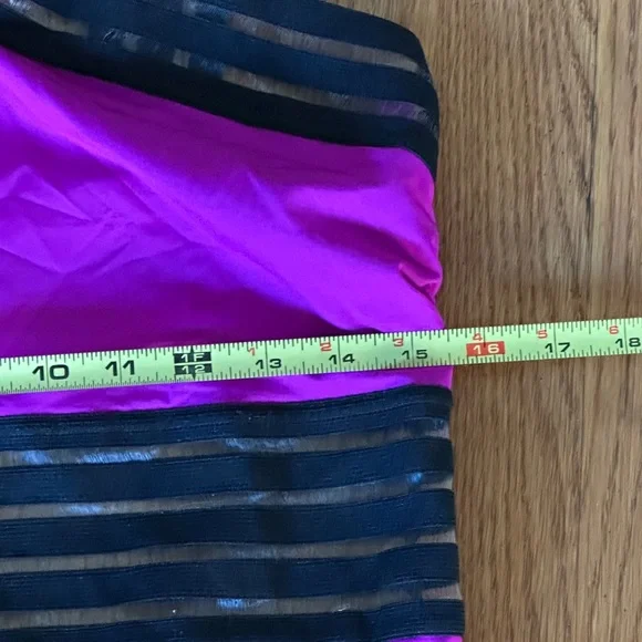 Kenneth Cole New York Magenta and Black One-Piece Swimsuit XL - Picture 3 of 11